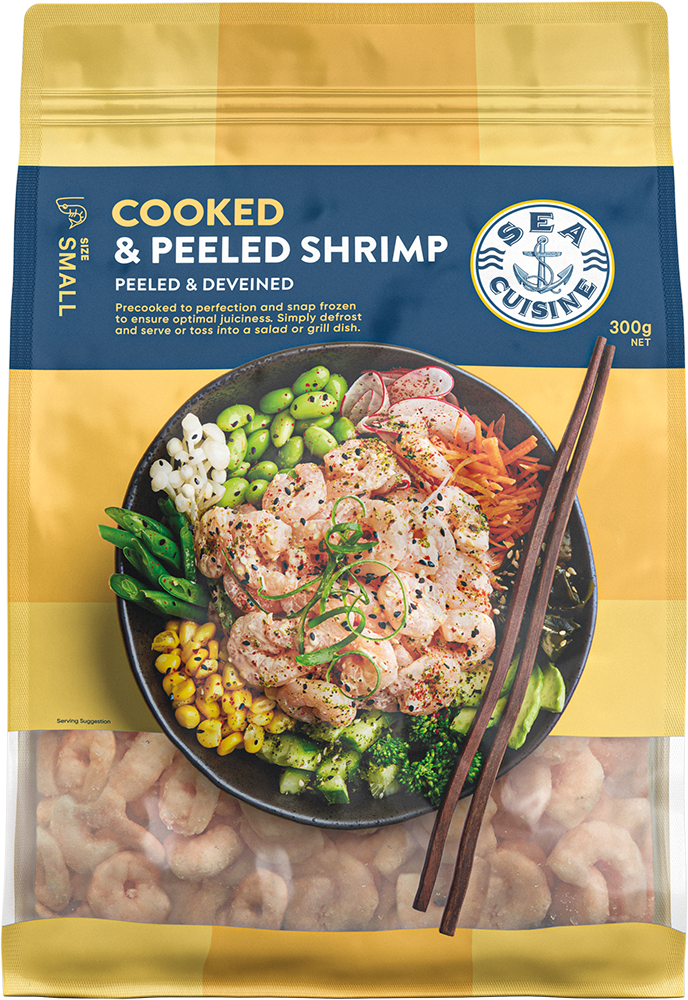 Cooked & Peeled Shrimps 300g