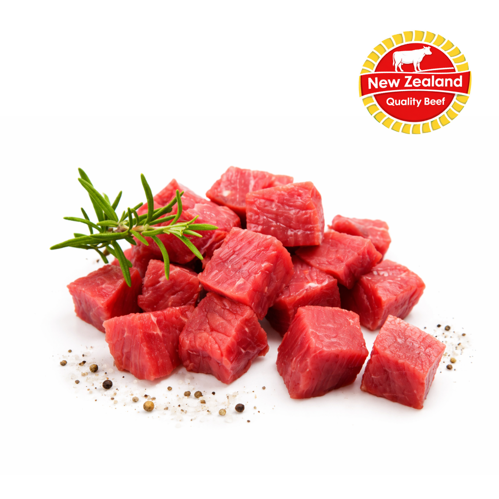 Diced NZ Beef Steak 500g Frozen