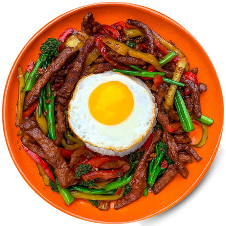 Prime Range Fresh NZ Beef Stir Fry on Plate – Quick Stir-Fry Meal