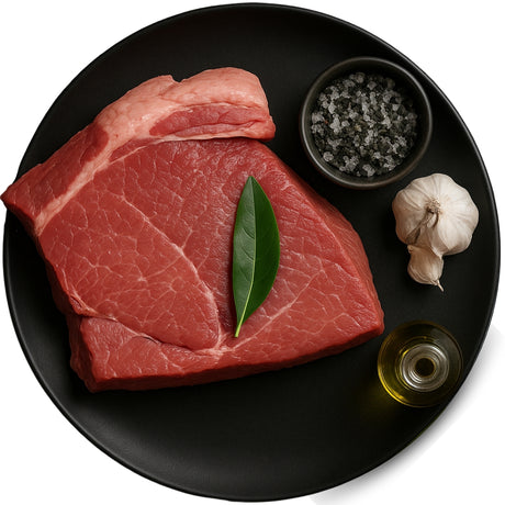 Raw Corner Cut Topside roast Prime RangeO
