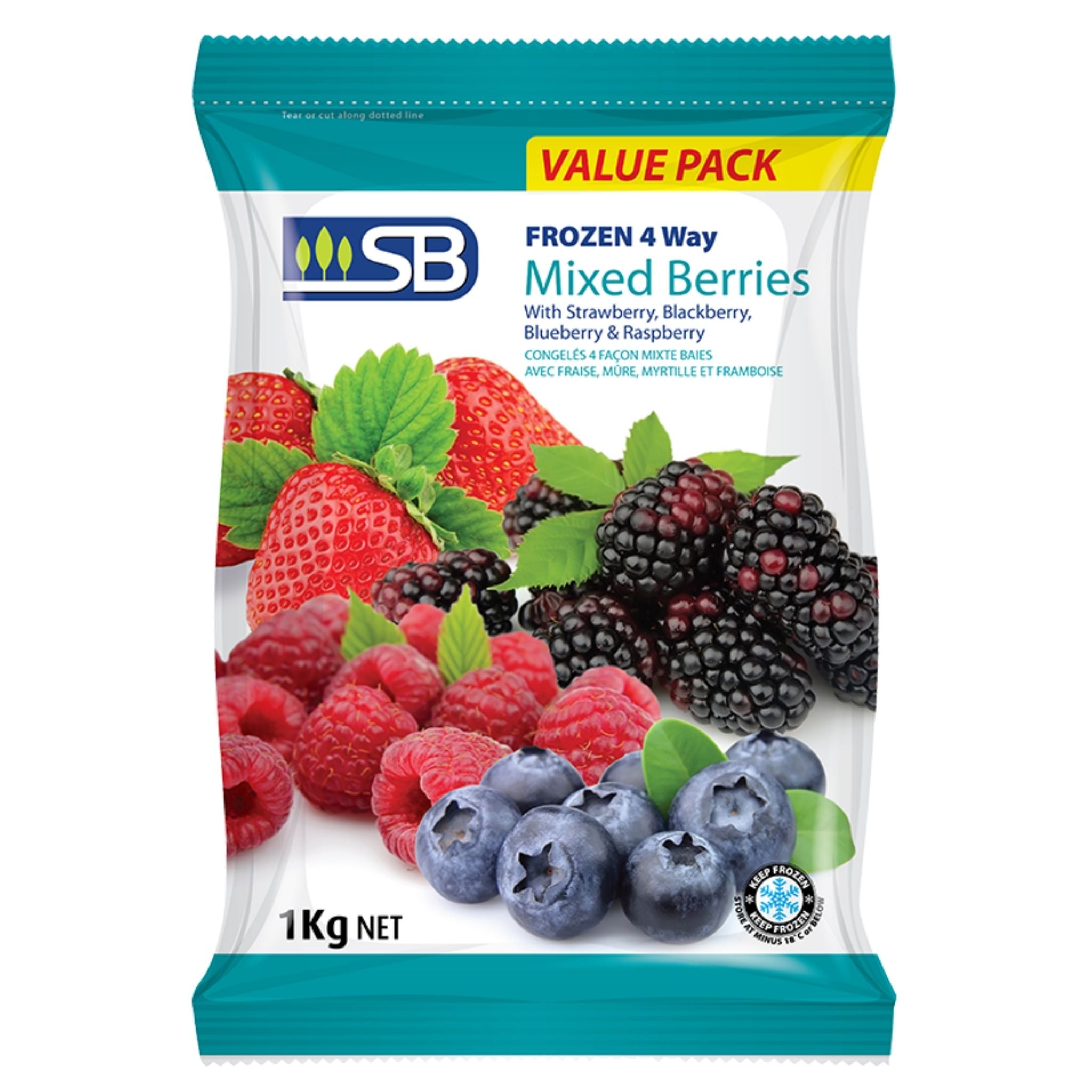 SB Mixed Berries Frozen 1kg SB Mixed Berries Frozen 1kg