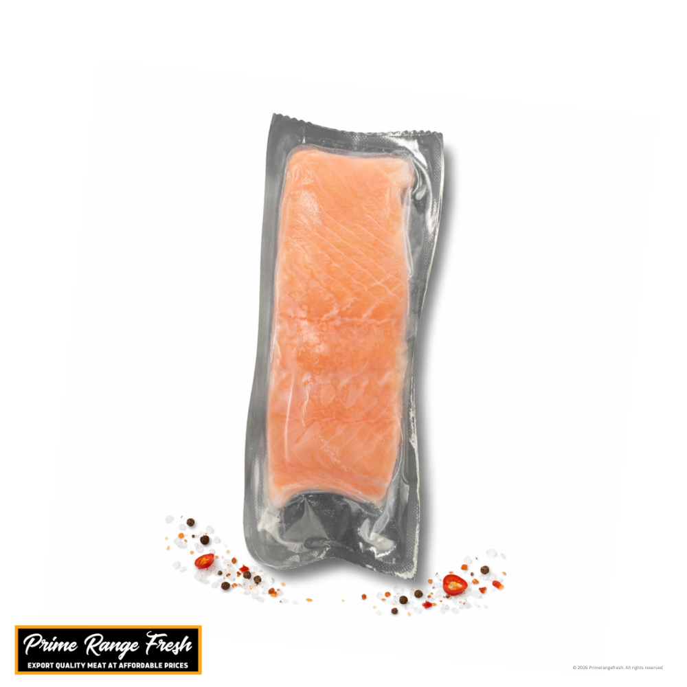 Norwegian Salmon Portions Skin-On 180g – Frozen