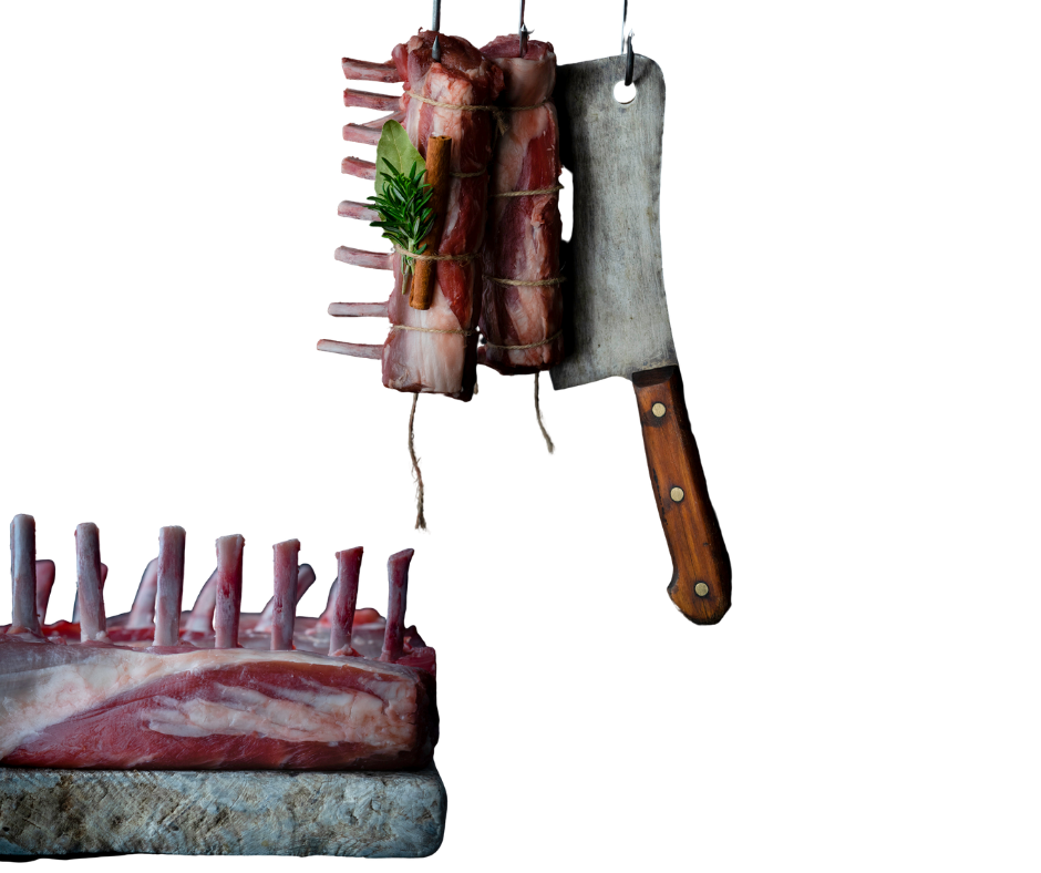 2 x Frozen Frenched Lamb Racks 700g Approx